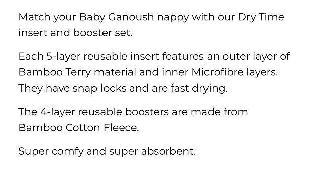 BABY GANOUSH INSERTS