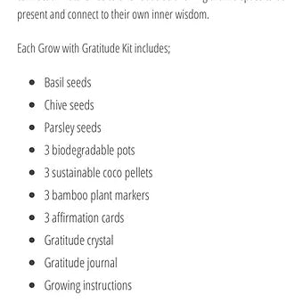 SEEDS OF TOMORROW CHILDRENS PACK