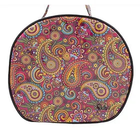 RETRO LARGE ROUND COSMETIC BAG