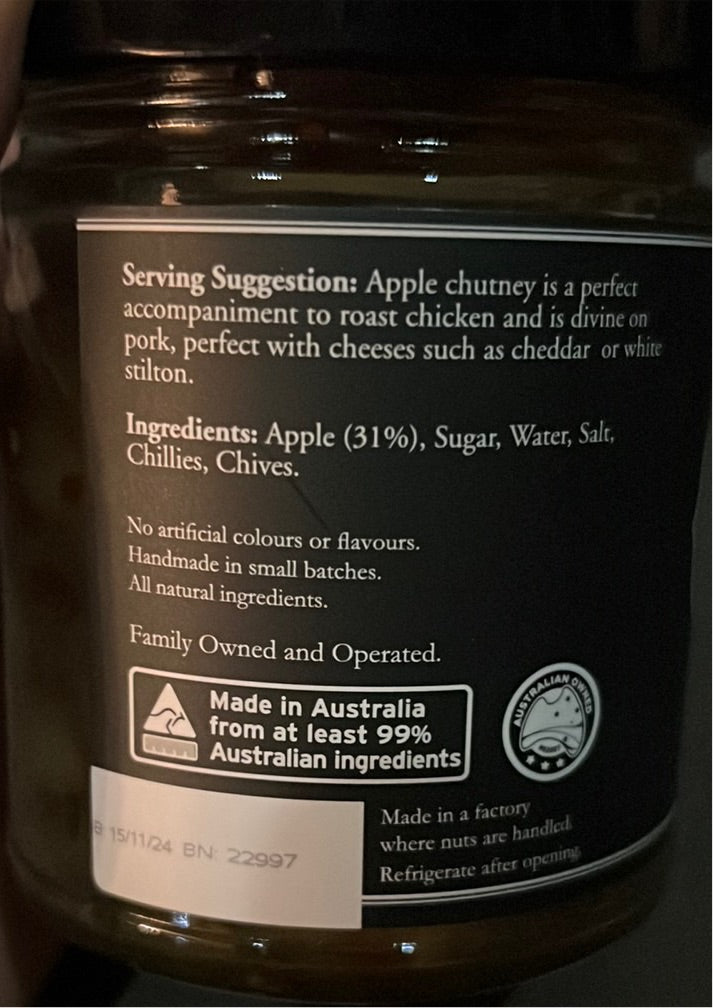 APPLE CHUTNEY