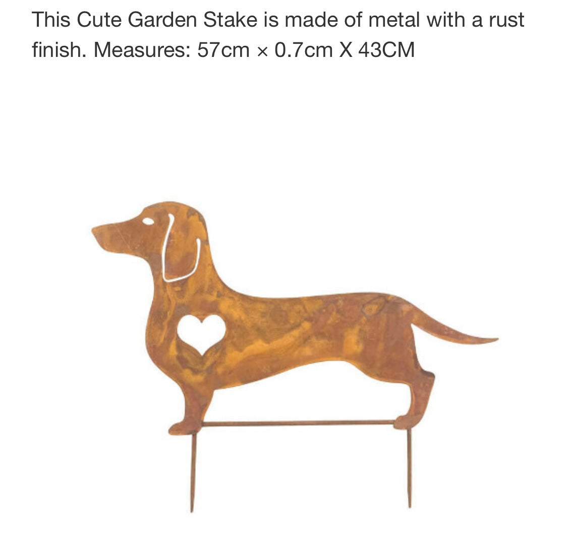 DACHSHUND GARDEN STAKE