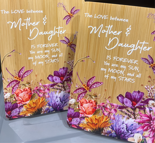 MOTHER AND DAUGHTER PLAQUE