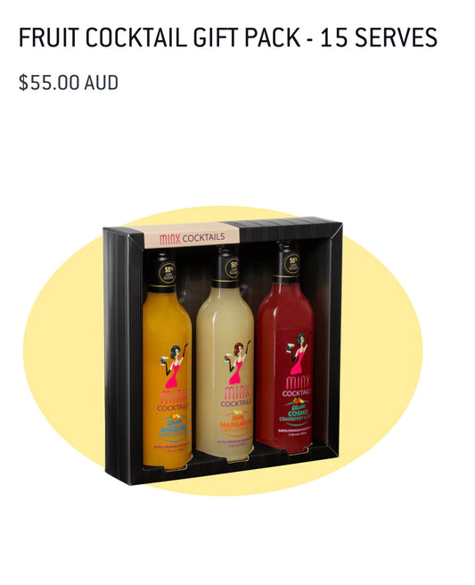 MINX COCKTAIL PACK FRUITY