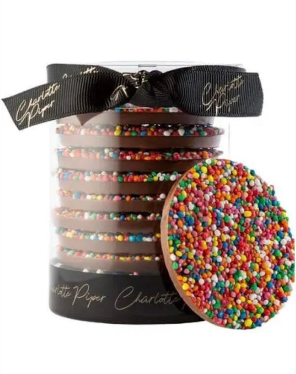 MILK CHOCOLATE SPRINKLE DISCS