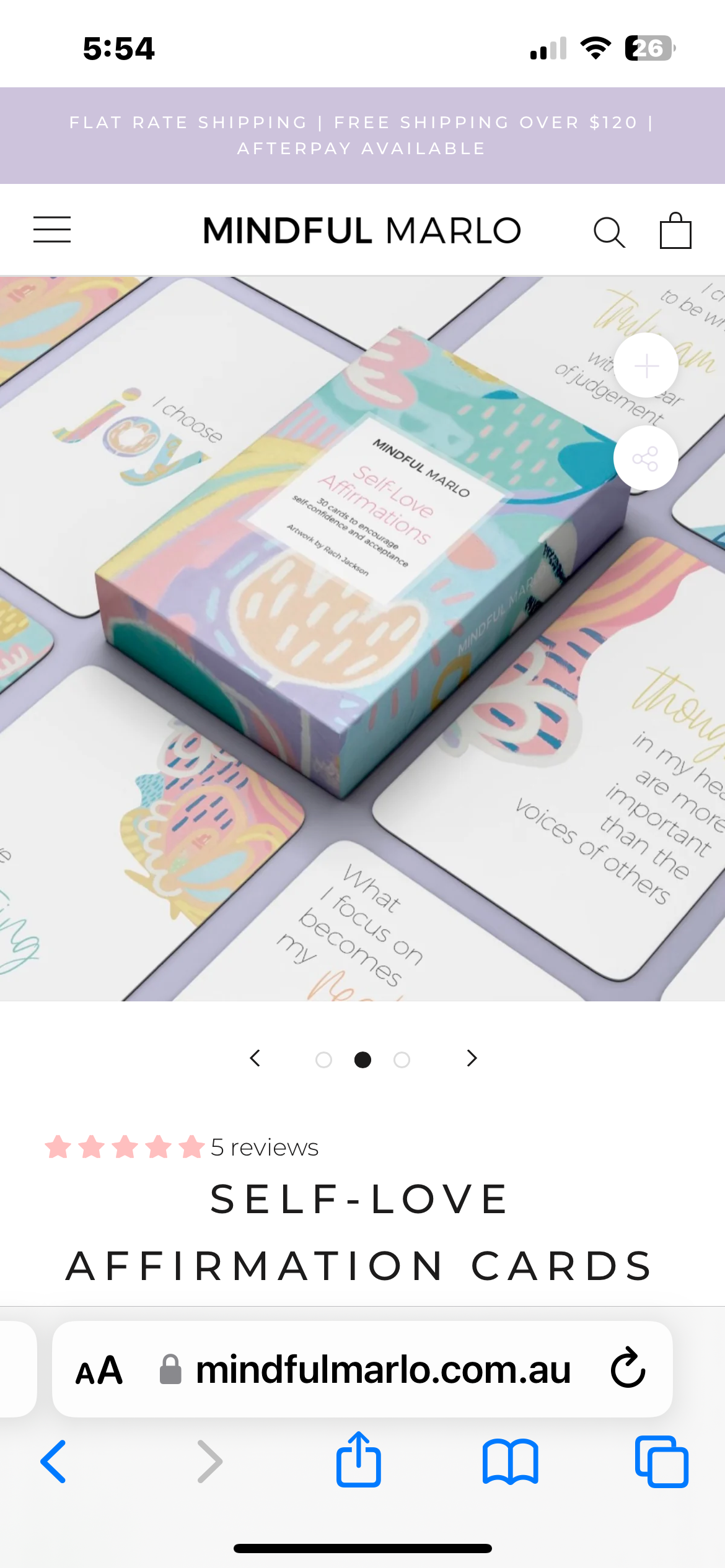 MINDFUL MARLO SELF LOVE CARDS