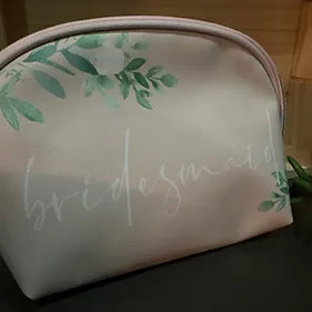 BRIDESMAID ZIP COSMETIC BAG