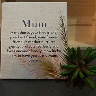 MOTHER CERAMIC PLAQUE