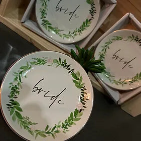 BRIDE TRINKET PLATE